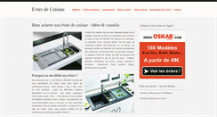Desktop Screenshot of eviercuisine.net